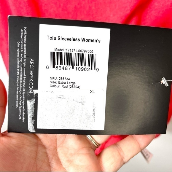 Arc'teryx NWT Tolu Sleeveless Tank Top - Picture 6 of 11